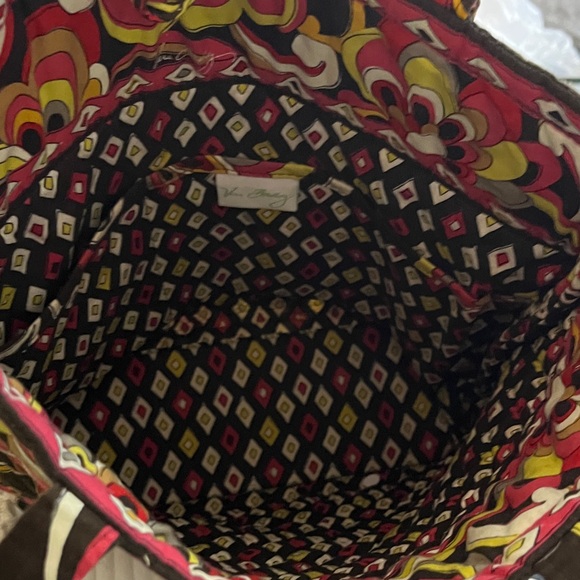 Vera Bradley Multicolor Brown Puccini Floral Tote - Picture 7 of 7